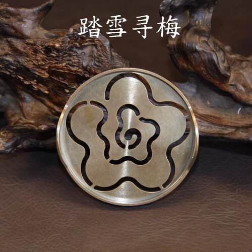 纯铜9CM香篆篆印香道工具