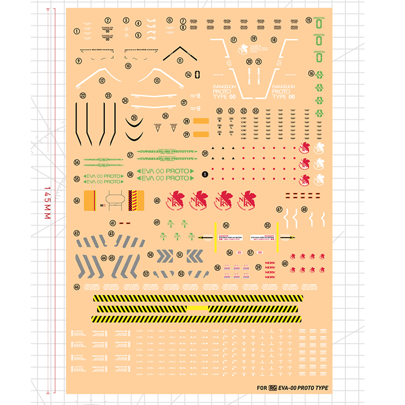匠心社RG EVA00零号机 0号机水贴纸 模型高精度水转印贴纸RGEVA00 模玩/动漫/周边/娃圈三坑/桌游 模型制作工具/辅料耗材 原图主图