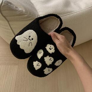 创意卡通趣味棉拖鞋居家室内秋冬保暖毛绒拖鞋厚底家居鞋学生宿舍