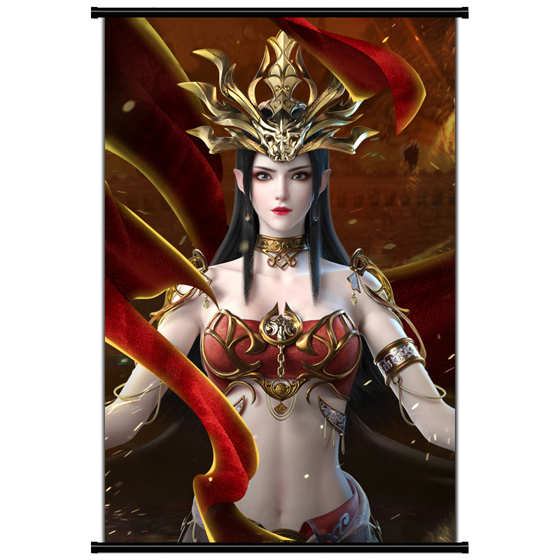 斗破苍穹海报定制壁纸墙纸挂画美杜莎女王云韵萧炎萧薰儿动漫周边