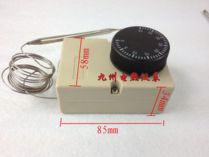 。带盒旋钮温度控制器0-40 0-50 0-60 0-110度温控开关 机械式开