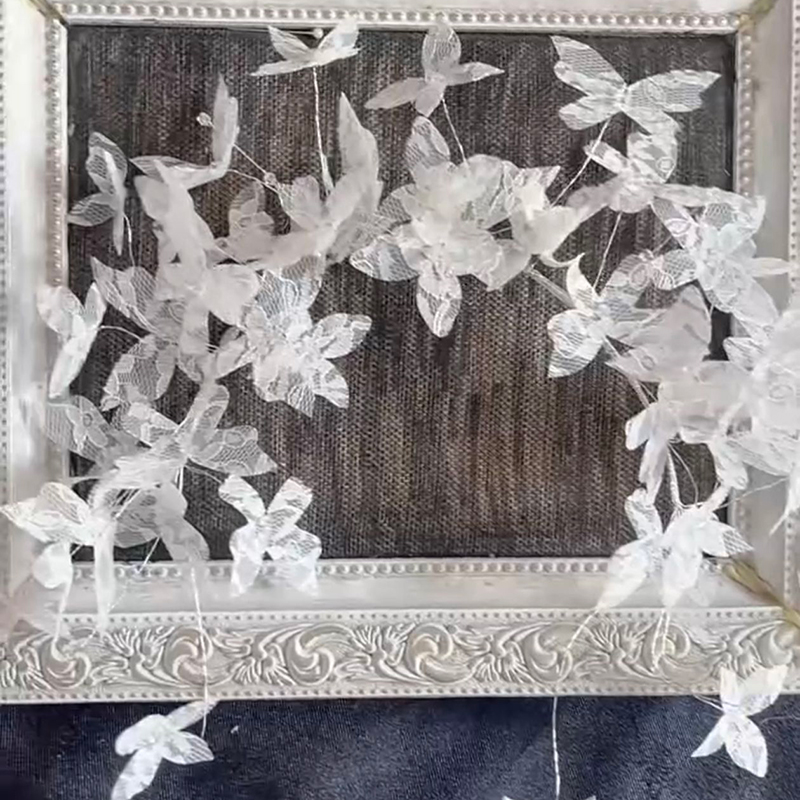 新娘头饰森系超仙灵动蝴蝶发饰