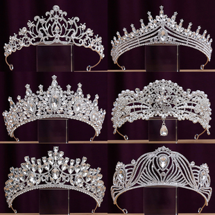 皇冠头饰新娘超仙大气公主婚纱王冠女十八岁生日成年礼物2024新款