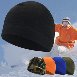 滑冰帽滑雪冬季体能训练帽男款女士睡觉帽子抓绒运动防风保暖跑步