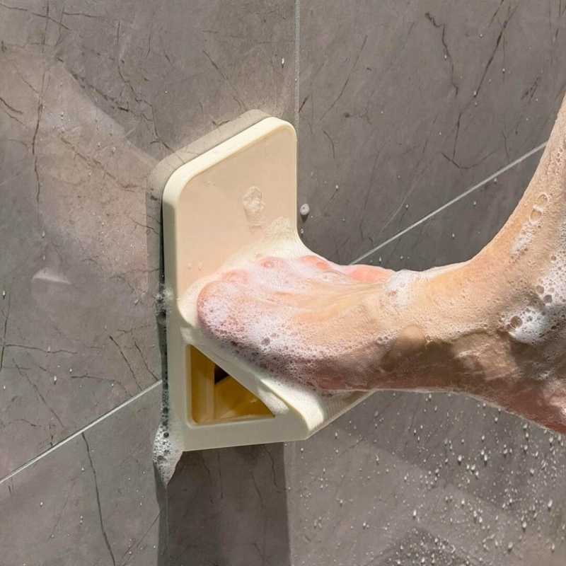 【浴室好物】卫生间脚踏板洗澡淋浴洗脚神器孕妇老人免打孔脚蹬板