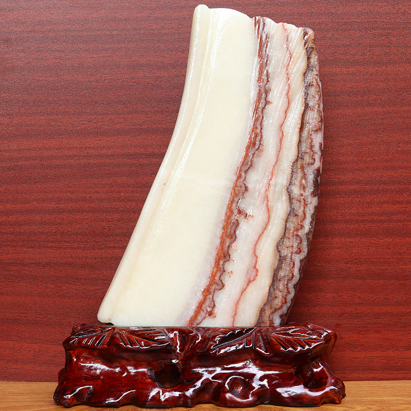 天然石材奇石摆件猪肉石五花肉桌面装饰雕刻石19*28*2cm1907g摆件,饰品/流行首饰/时尚饰品新,摆件,淘宝优惠券,粉丝福利购,淘宝优惠卷