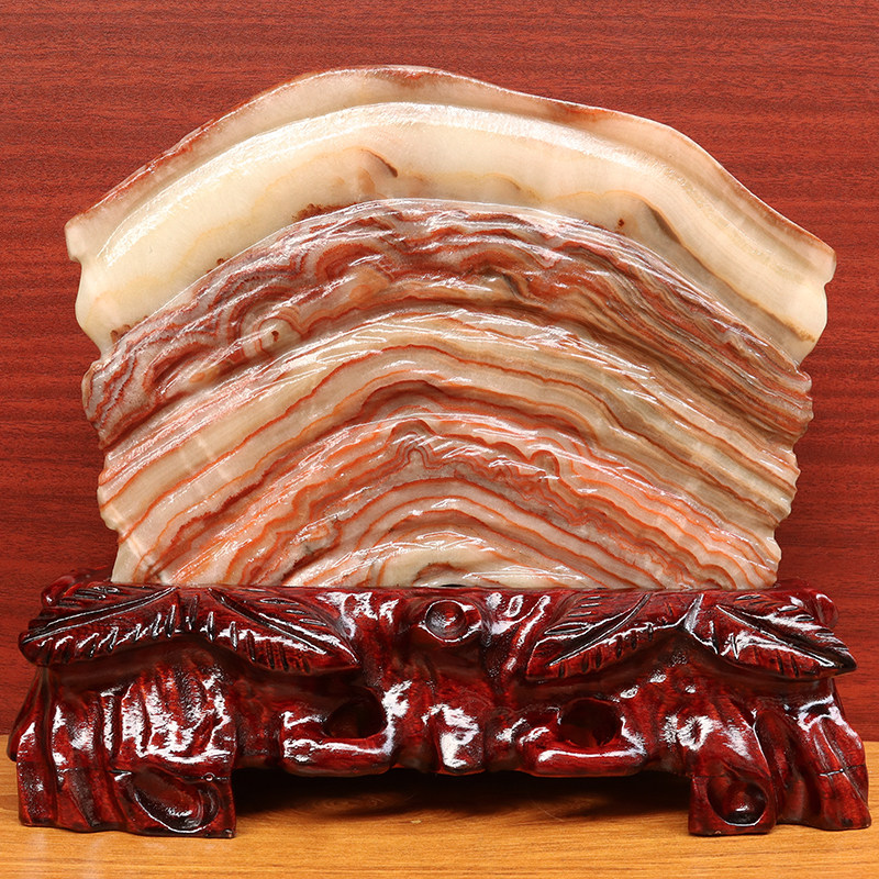 天然石材奇石摆件猪肉石五花肉桌面装饰雕刻石26*24*6cm6525g摆件,饰品/流行首饰/时尚饰品新,摆件,淘宝优惠券,粉丝福利购,淘宝优惠卷