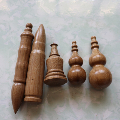 五台山降龙木大悲白塔法槌葫芦