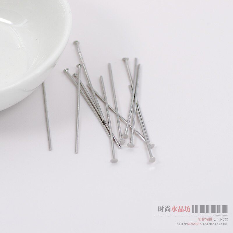 DIY 수제 페르시 쥬얼리 액세서리 페르시 소재 골드|실버|블랙 플랫 바닥 T 핀 1.5 위안 10G