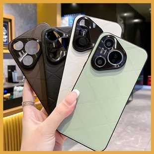 星芒素皮壳适用VIVO X100S S19 X200 PRO 手机壳批发 男女工厂新款简约皮纹保护全包