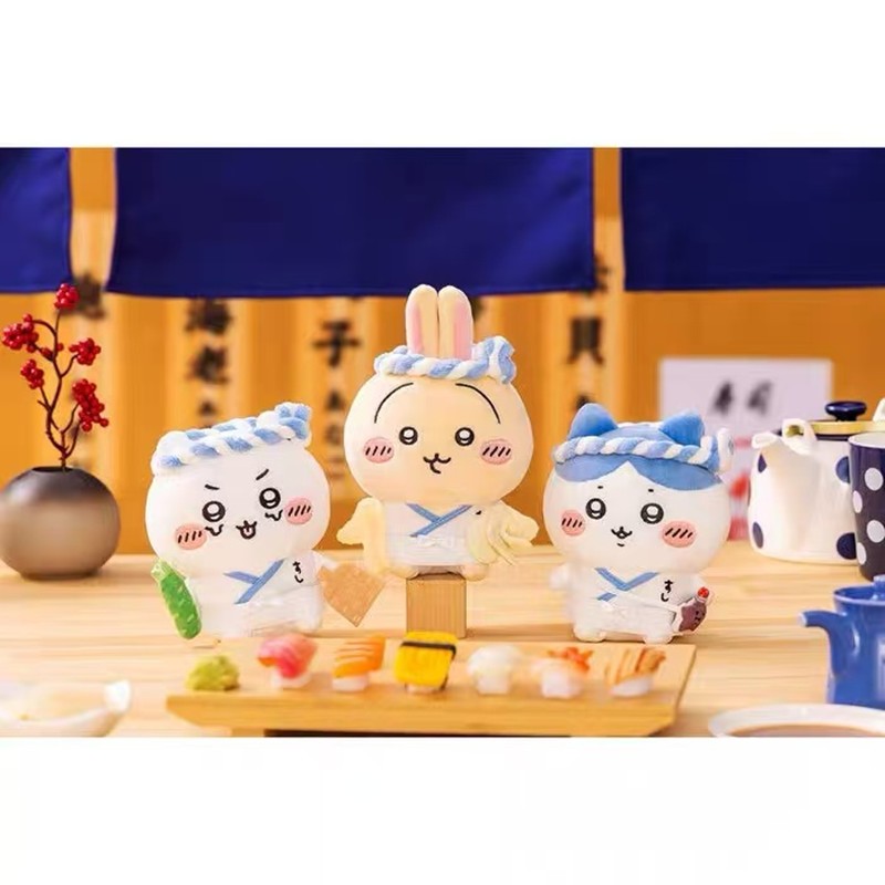 Chiikawa寿司师傅毛绒公仔小挂件