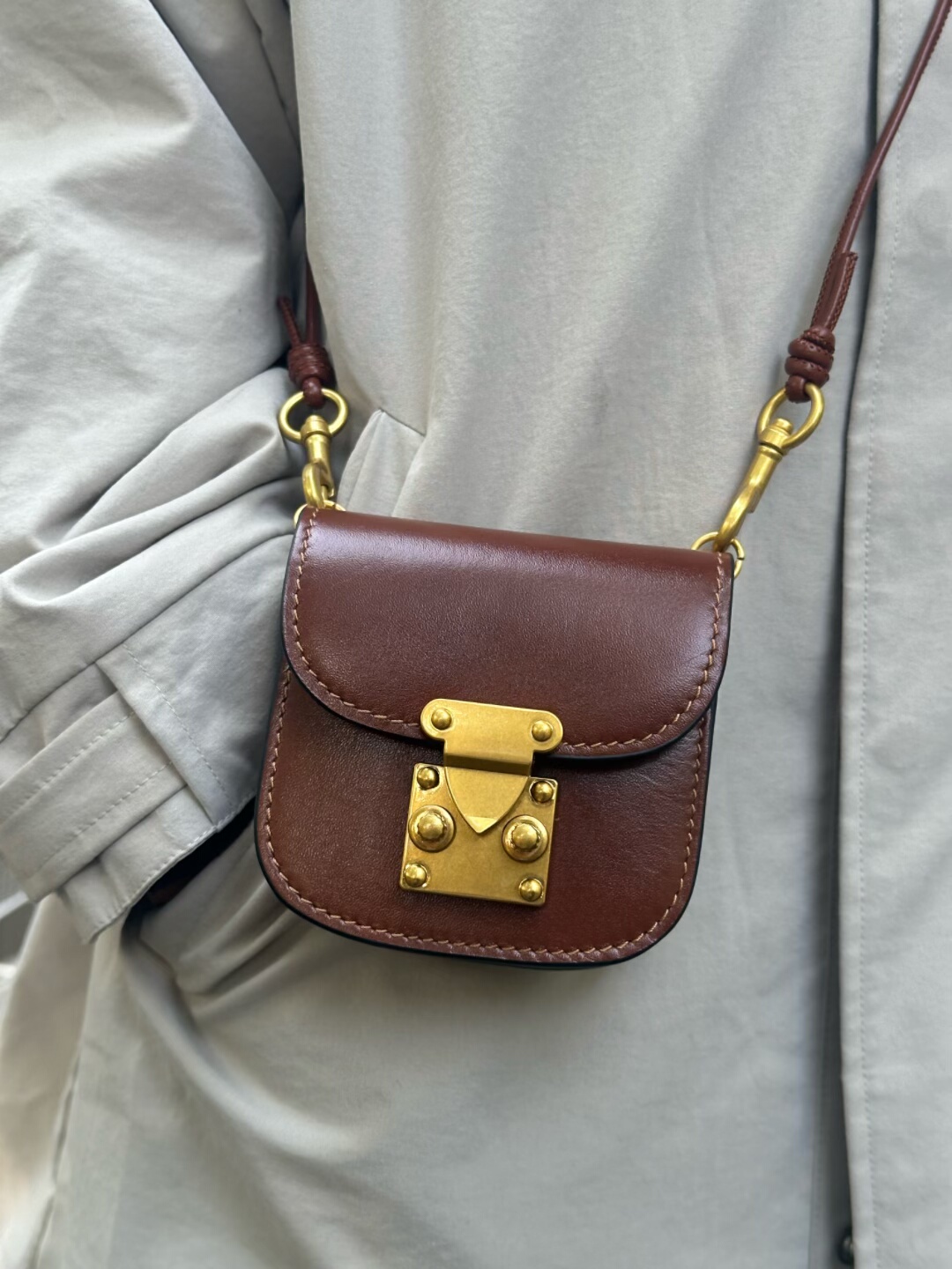 包包女2025新款秋冬真皮迷你单肩马鞍包头层牛皮斜挎口红小包腰包