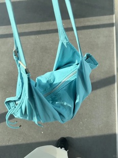 小众设计尼龙布单肩斜挎腋下包大容量慵懒风托特包 包包女2025新款