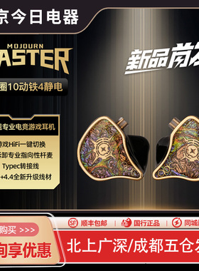 qdc MASTER旗舰电竞游戏耳机hifi音乐静电动铁动圈结合定制耳返
