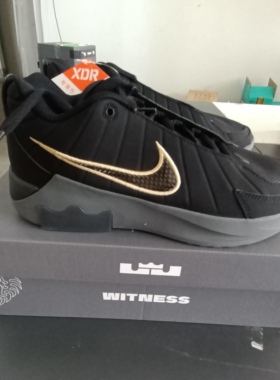 Nike LeBron Witness 9 EP男女同款黑色时尚舒适篮球鞋HQ8035-003