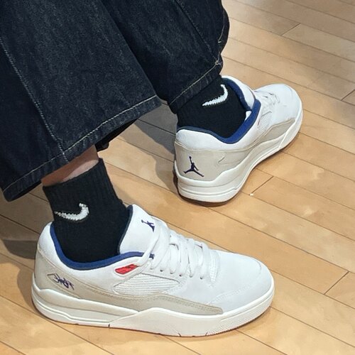 Jordan FLIGHT COURT 男女白棕色百搭低帮复古篮球鞋 HF3255-005
