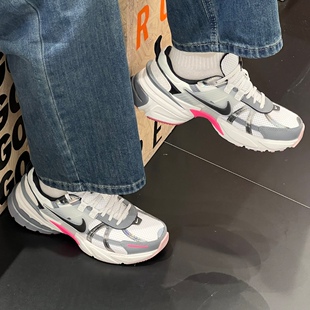 白灰黑舒适透气低帮休闲通勤跑步鞋 Nike V2K Run女款 100 FZ5061