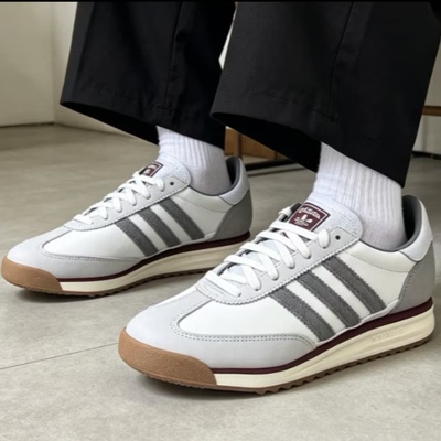 Adidas originals SL 72 RS 男女同款乳白灰低帮生活休闲鞋JR8086