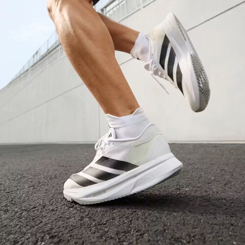 Adidas Adizero SL2男女同款云白色舒适百搭透气低帮跑步鞋JQ0351