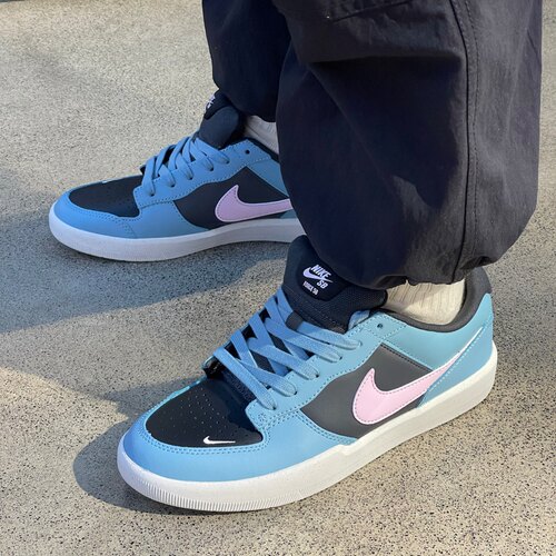 Nike SB Force 58男款蓝粉色舒适时尚百搭薄底低帮板鞋DV5476-400