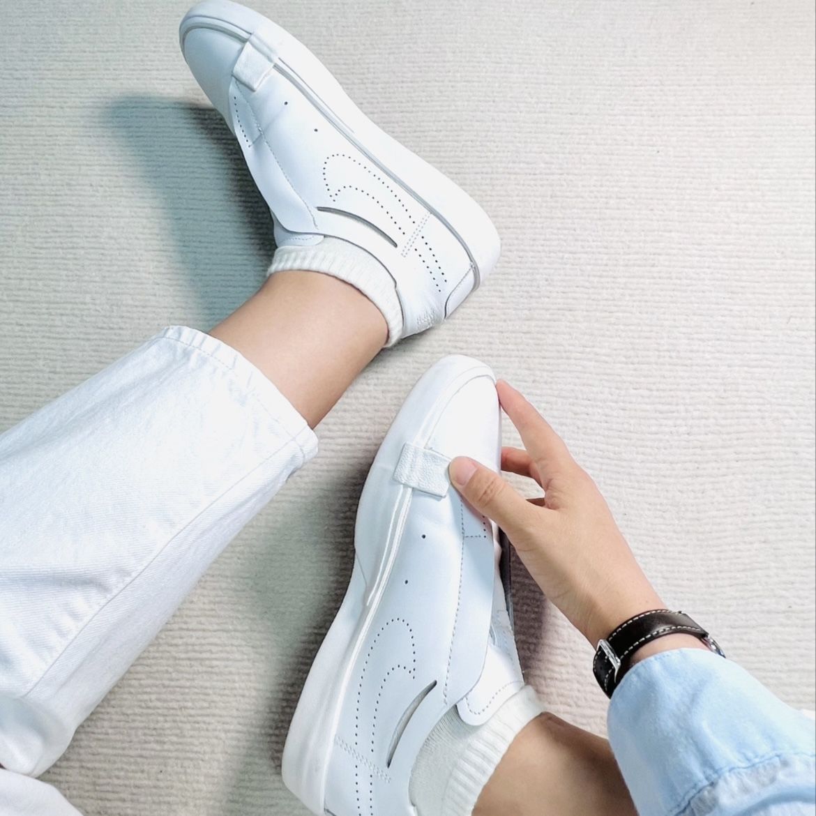 Nike Blazer Slip  耐磨防滑女子低帮运动休闲板鞋 CJ1651-100
