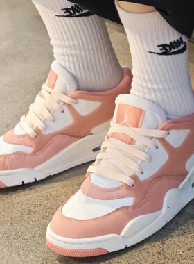 Jordan Air Jordan 4 RM Guava Ice女款粉白低帮篮球鞋FQ7940-808