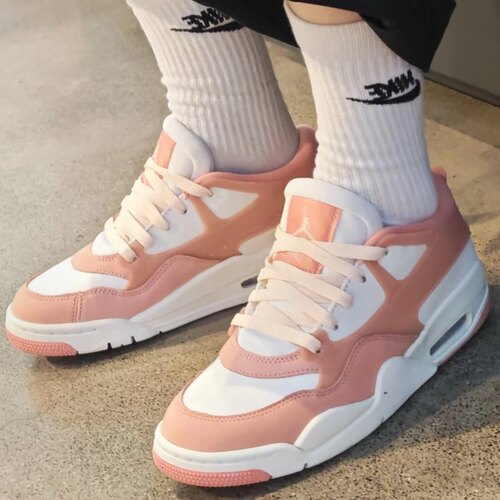 Jordan Air Jordan 4 RM Guava Ice女款粉白低帮篮球鞋FQ7940-808