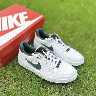 HF1739 Nike LOW男子白绿翻毛皮低帮潮流百搭板鞋 Force 100 Full
