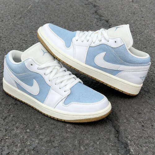 Jordan Air Jordan1 Low丹宁女款蓝白色低帮复古篮球鞋HQ2004-400