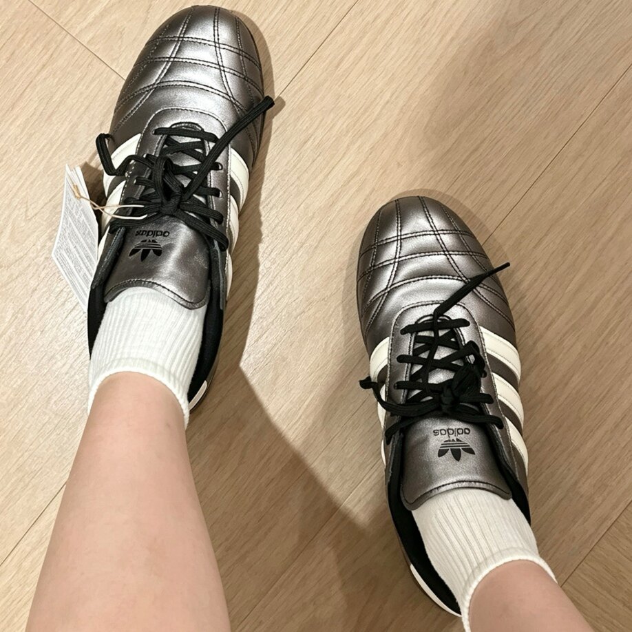 Adidas originals Taekwondo Lace女款银色低帮生活休闲鞋 JP8133图片