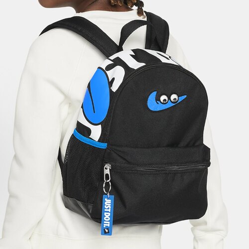 Nike 11L迷你男款黑色拼照片蓝时尚休闲书包背包双肩包FZ7259-010
