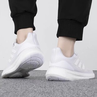 adidas 男子运动舒适百搭耐磨低帮训练跑步鞋 GY4705 Pureboost
