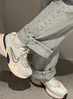 Nike V2K Run女款灰色经典舒适前卫潮流低帮生活休闲鞋FD0736-004