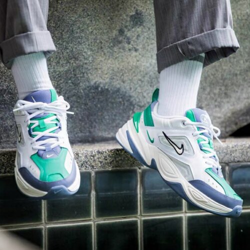 Nike M2K Tekno 男女同款灰绿时尚舒适休闲低帮老爹鞋 AV4789-009