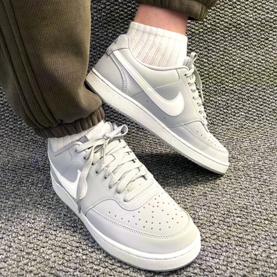 Nike Court Vision Low 男款灰色时尚百搭舒适低帮板鞋HV8139-002