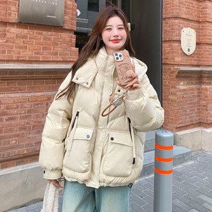 新款 P270 羽绒服工装 706 K405 连帽宽松羽绒服2D044 现货25冬装