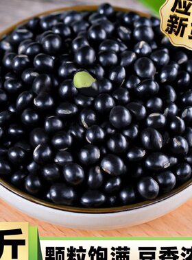 绿芯黑豆新货五谷杂粮生乌豆农家自种发豆芽打豆浆专用