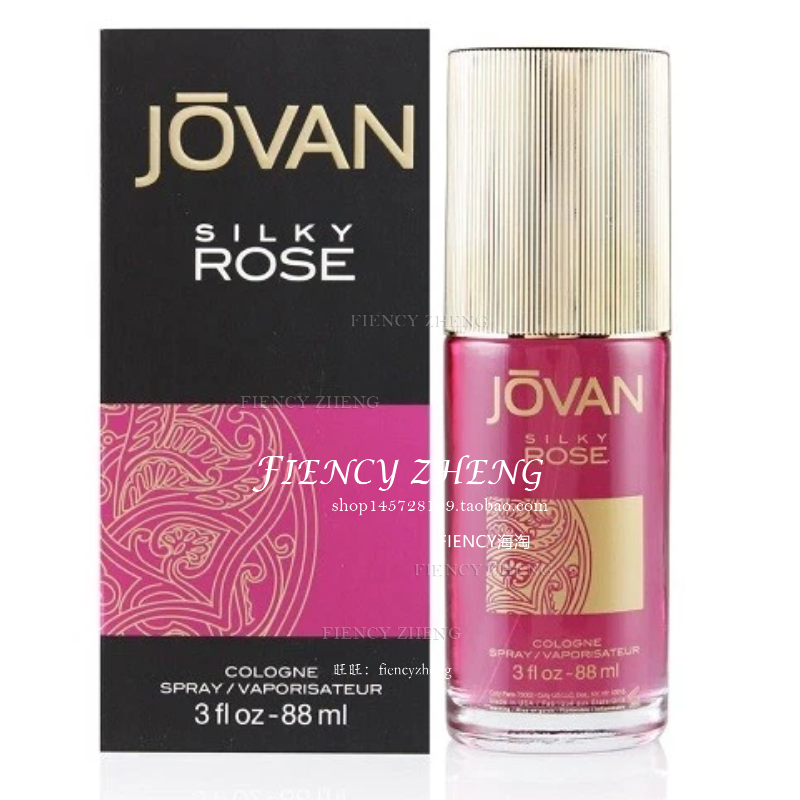 Jovan Silky Rose祖梵丝滑玫瑰清新中性古龙水 Cologne 88ml EDC