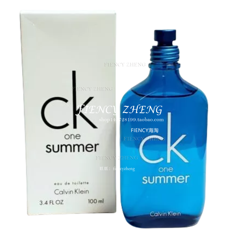 Ck One Summer 2018 by Calvin Klein 3.4 oz EDT 淡香水
