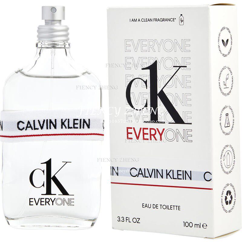 Calvin Klein EVERYONE卡文克莱所有人中性淡香水EDT柑橘馥奇香调