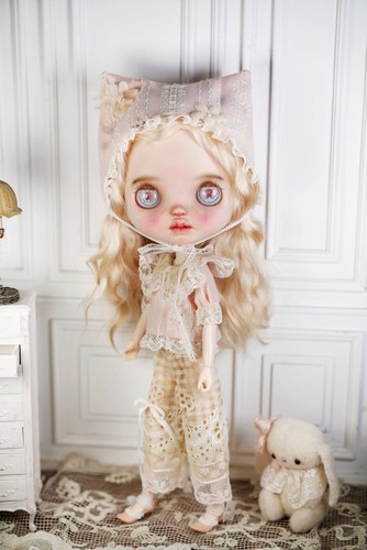 blythe小布娃衣“糯米椰椰”ob22ob24娃衣衣服洋装套装送妆