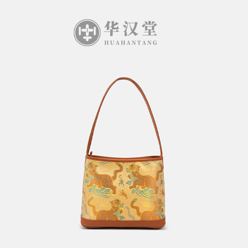 【女明星中托特】非遗宋锦包中式手提单肩包时尚托特包轻便休闲包