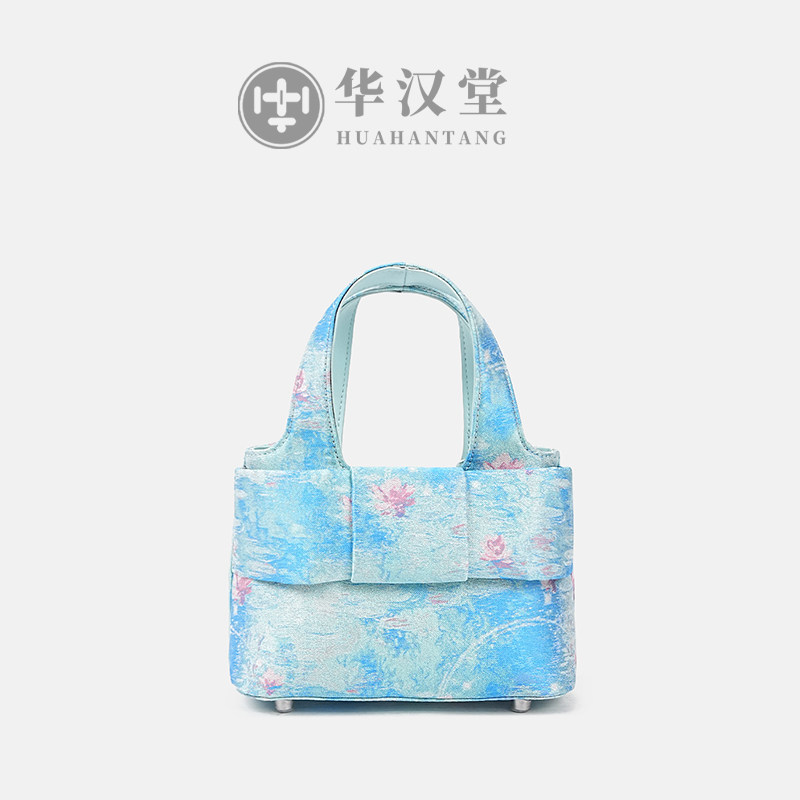 【芭蕾包】非遗宋锦中式女包春夏芭蕾蝴蝶结凯莉包手提手拎国风包