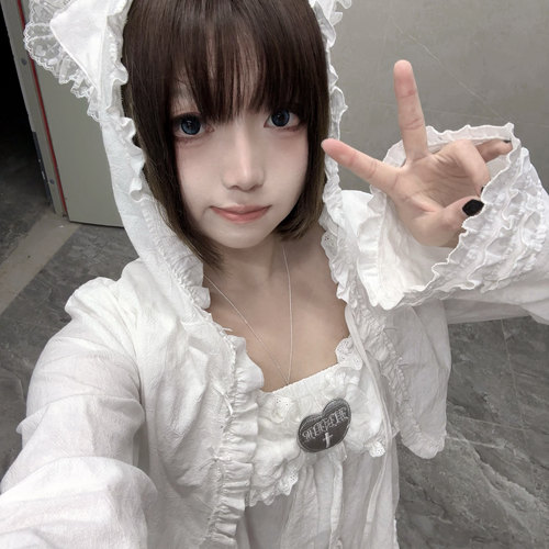 小猫开衫原创设计猫耳全棉开衫