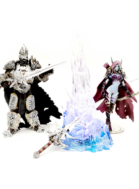 现货魔兽争霸恶魔猎手手办 魔兽世界游戏人偶摆件wow网游模型礼物