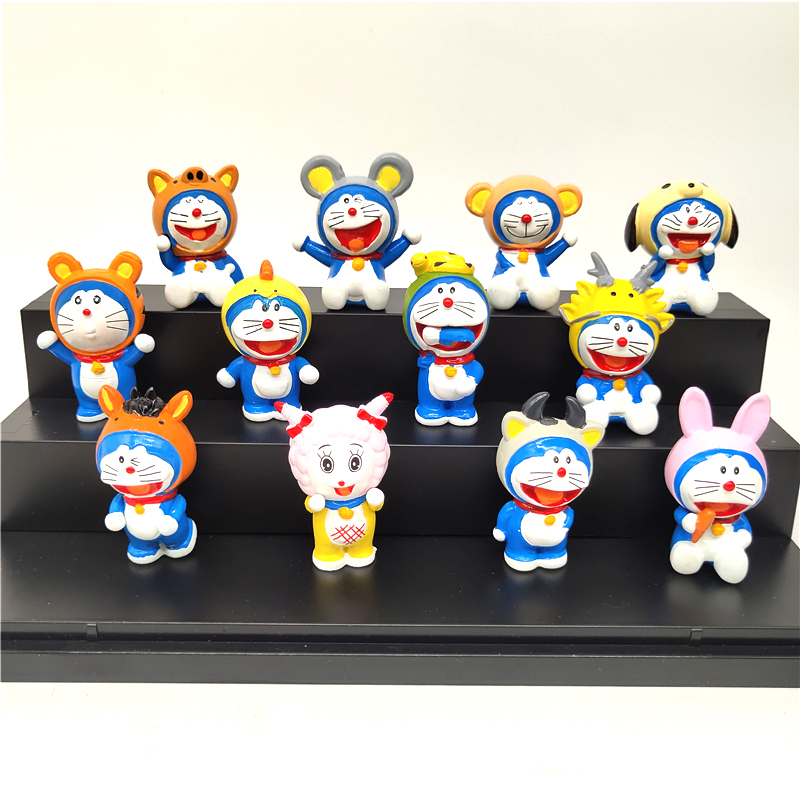 机器猫公仔卡通玩偶周边钥匙扣