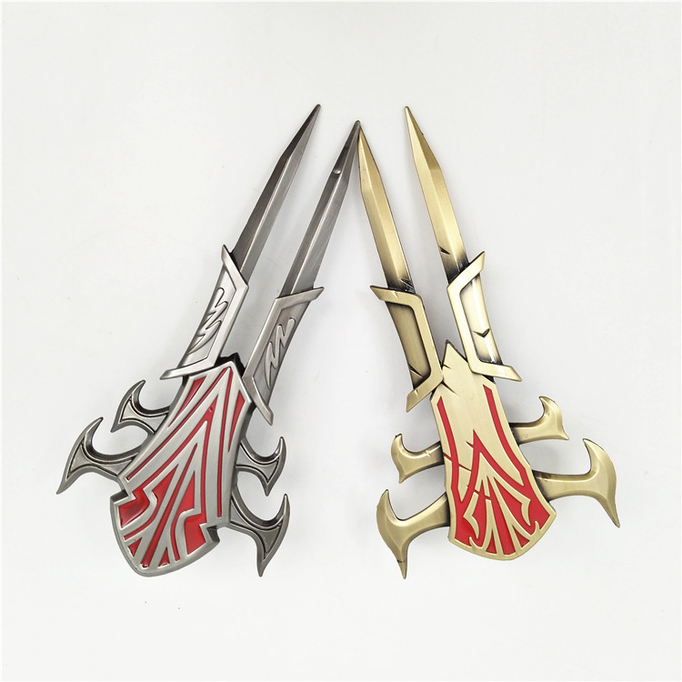 英雄联盟手链网红英雄 影流之主劫指套联盟武器 黑/古铜色 动漫道具 网游周边