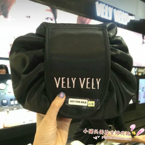 包邮 现货 韩国 VELY VELY 收纳神器 大容量抽绳化妆包懒人化妆包