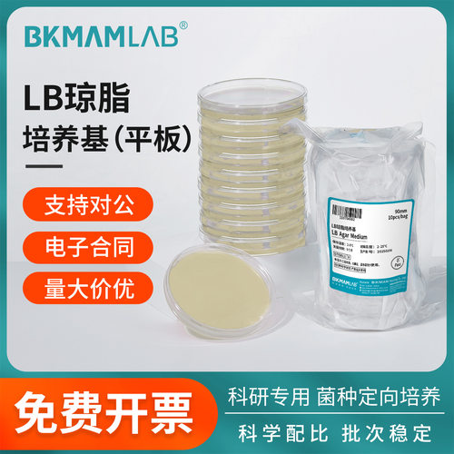 比克曼生物LB琼脂平板大