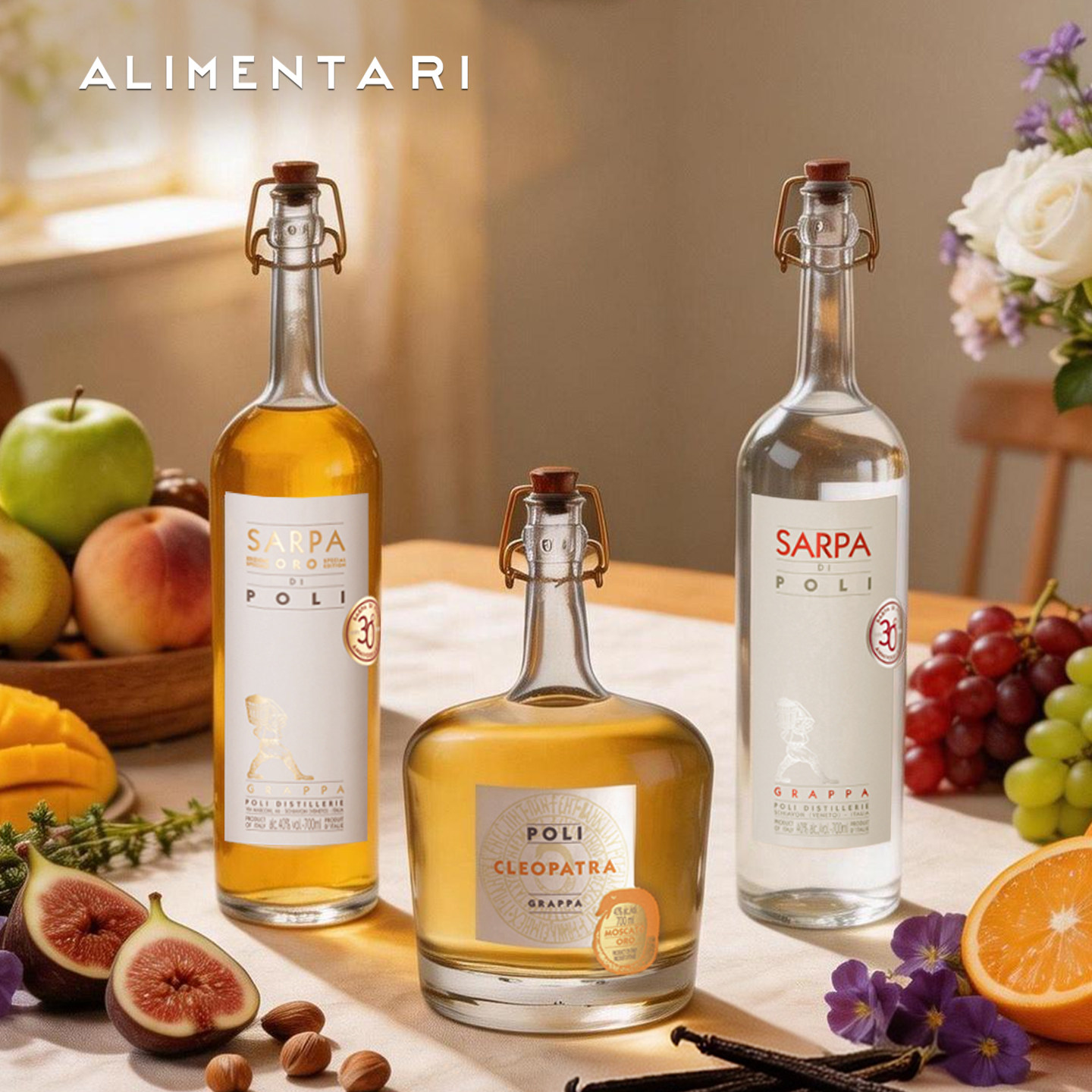 POLI波利格拉帕果渣白兰地Grappa单一葡萄莫斯卡托意大利进口烈酒